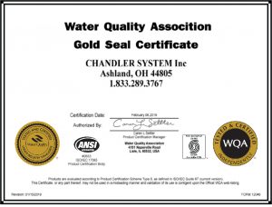 Drop đã được trao chứng nhận Con dấu vàng - Gold Seal WQA