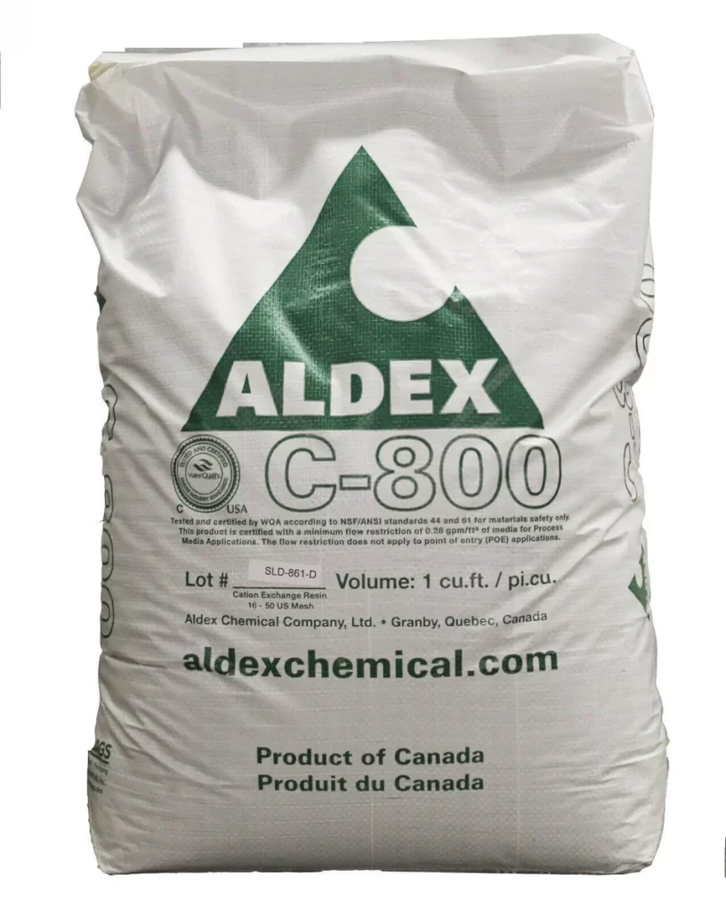 Nhựa làm mềm nước aldex series C-800