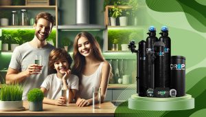 Thiết bị làm mềm nước xanh