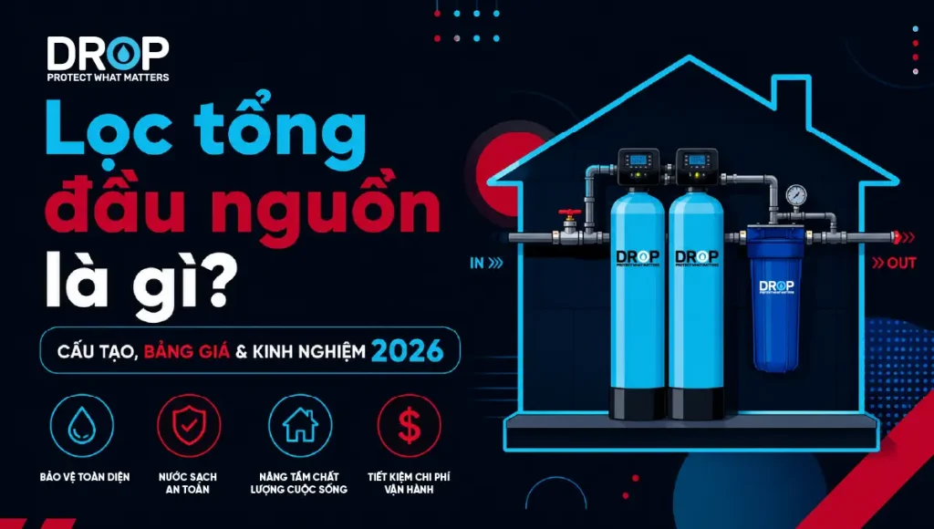 Lọc Tổng Đầu Nguồn Là Gì? Cấu Tạo, Bảng Giá & Kinh Nghiệm 2026